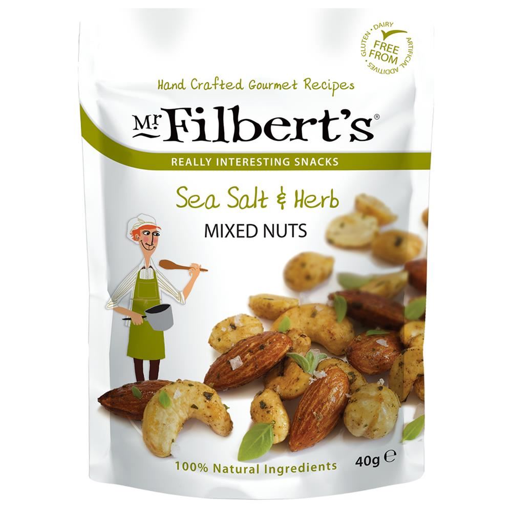 Mr Filberts Sea Salt and Herb Mixed Nuts 40g