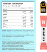 Humantra Electrolyte Powder Berry Pomegranate 20 Sachets - Hydration Drink Mix with 6 Electrolytes, Vegan, Sugar Free, Gluten Free