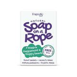 Friendly Soap Peppermint & Poppyseeds - Natural Soap On A Rope 125g