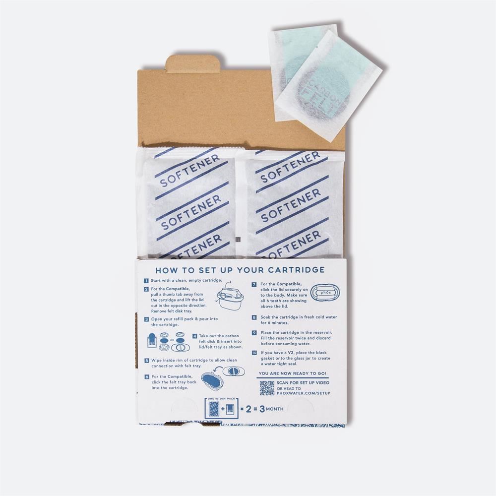 Phox Water Phox 3 Month Filter Refill Softner