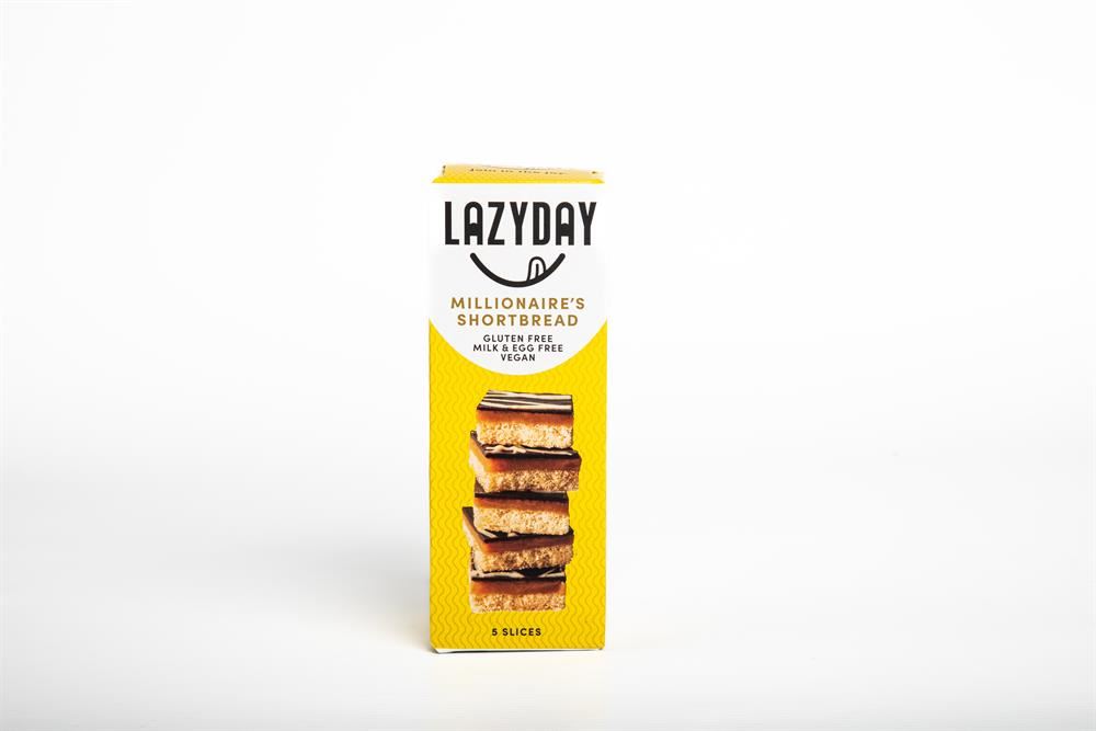 Lazy Days Vegan & Free From Millionaires Shortbread 150g