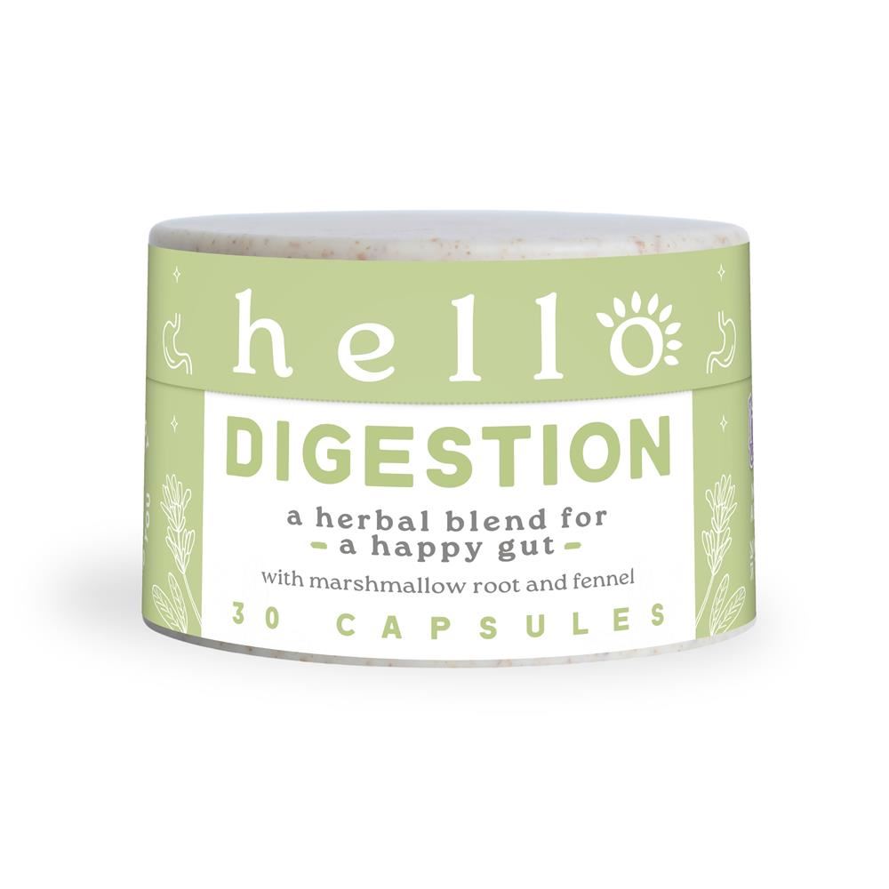 Hello Wellness Hello Digestion complete digestive support 400mg 30 Capsules
