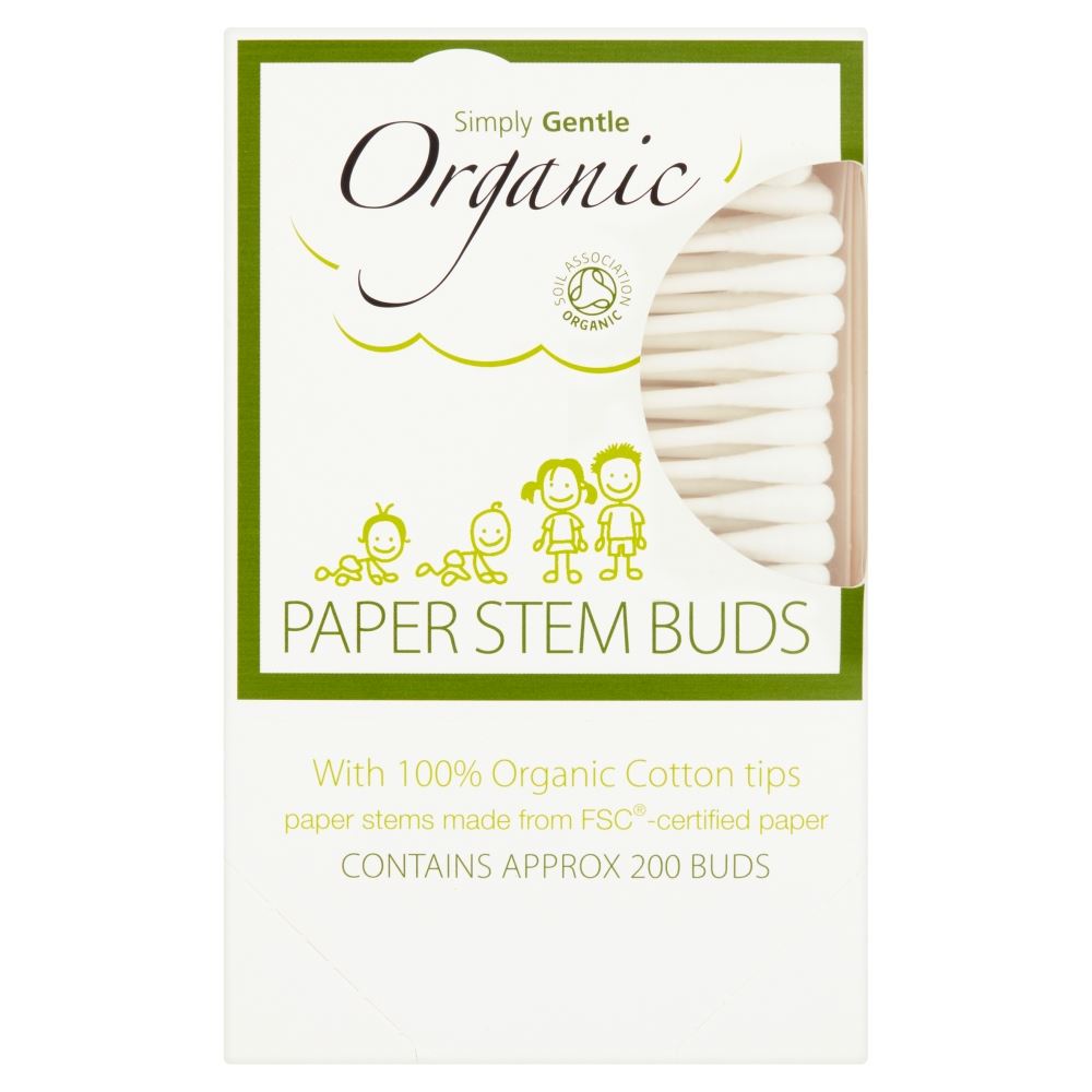Simply Gentle Organic Cotton 200 Buds