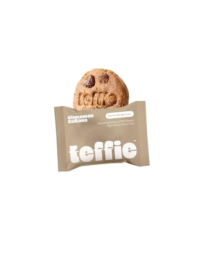 Teffie Cinnamon Sultana Teffie Bites 35g - 12 Pack