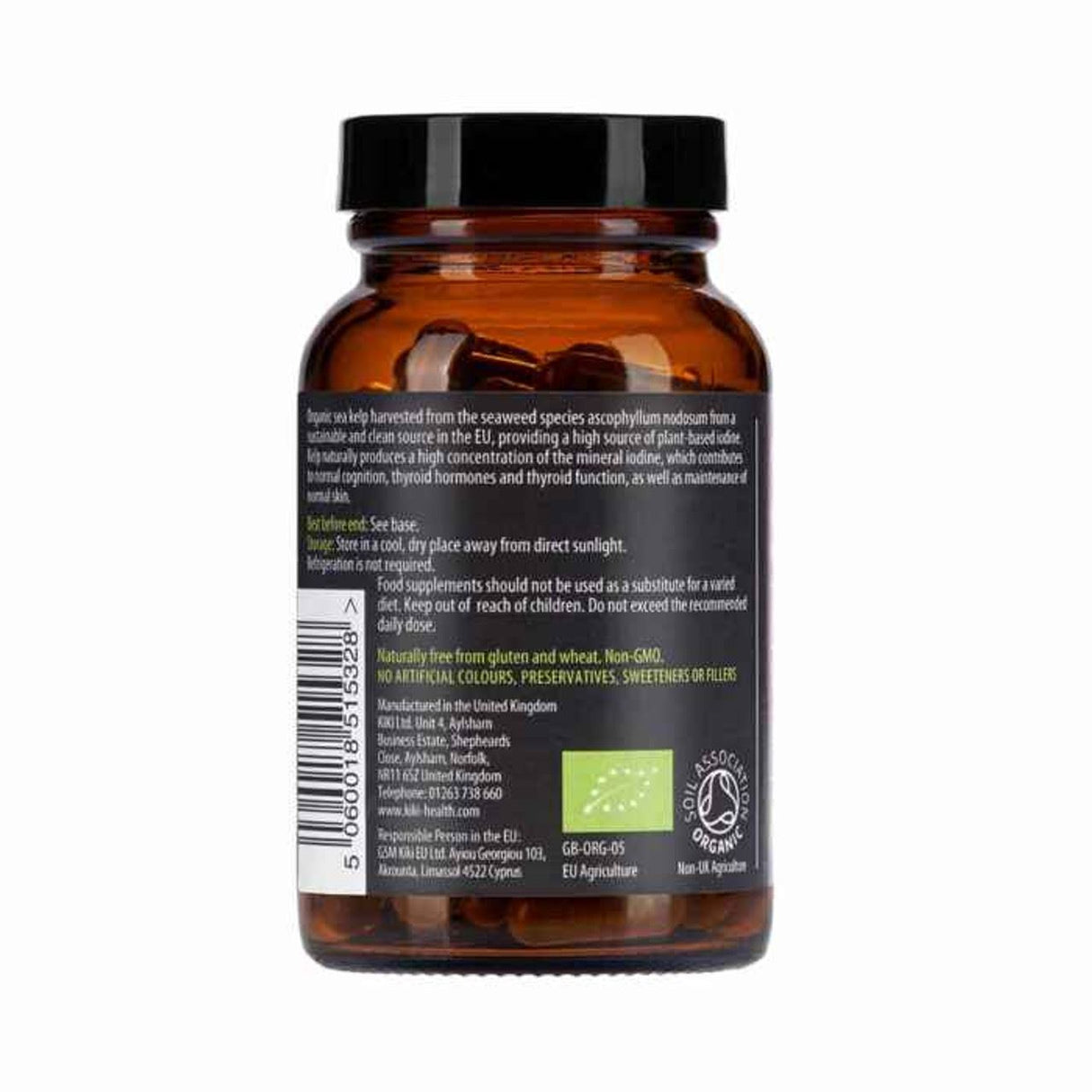 Kiki Health Organic Sea Kelp 500mg - 90 Capsules