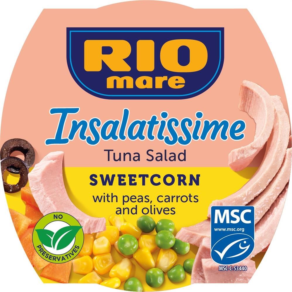 Rio Mare Corn and Tuna Salad 160g - 9 Pack