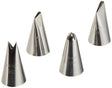 Wilton Decorating Flower & Leaf Tip Set Of 4 (No.102, No.104, No.224, No.352)