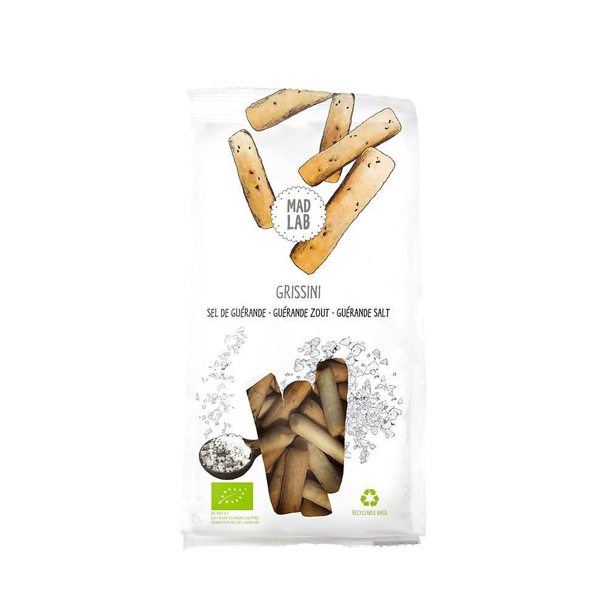 MAD LAB Guerande Salt Breadsticks 110g - 8 Pack – Health Plus Living