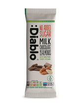 Diablo Sugar Free Milk Chocolates with Almonds with Stevia 75g