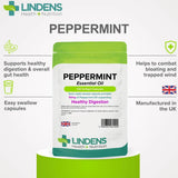 Lindens Peppermint Oil 50mg - 100 Capsules - image 3