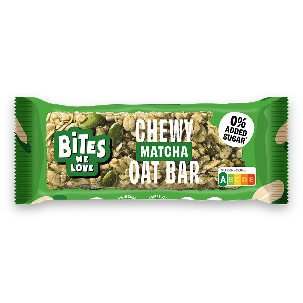 Bites We Love BitesWeLove Matcha Chewy Oat Bars 30g - 16 Pack