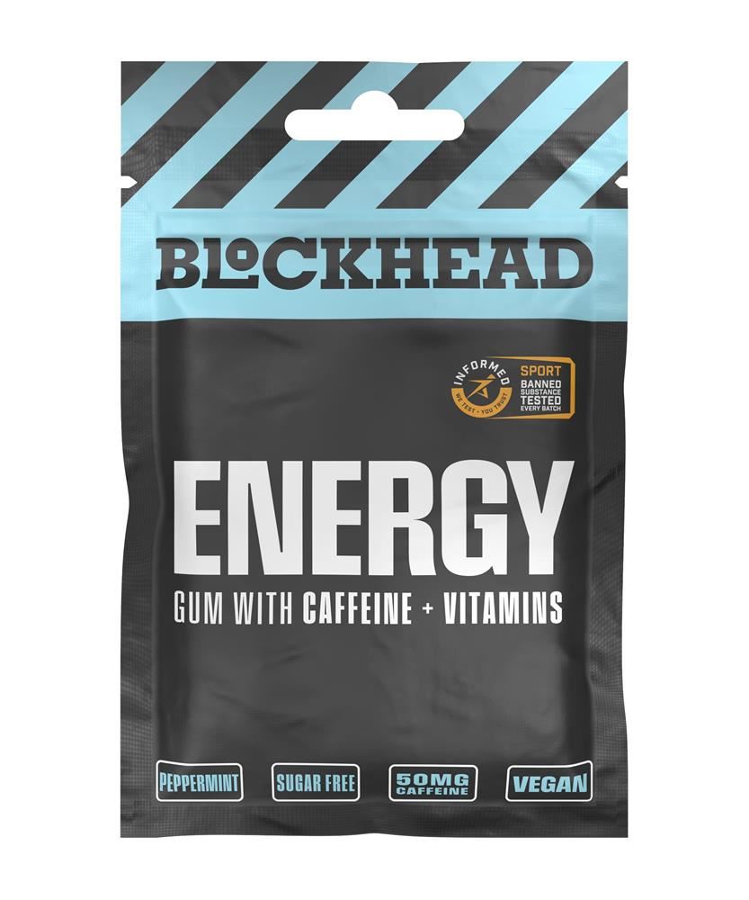 Blockhead Energy Gum with 50mg Caffeine 7 pieces
