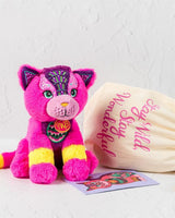 Monty Bojangles Persian Pink Cat Plush Soft Toy 250g