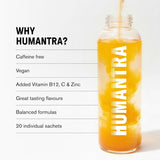 Humantra Electrolyte Powder Apricot 20 Sachets - Hydration Drink Mix with 6 Electrolytes, Vegan, Sugar Free, Gluten Free