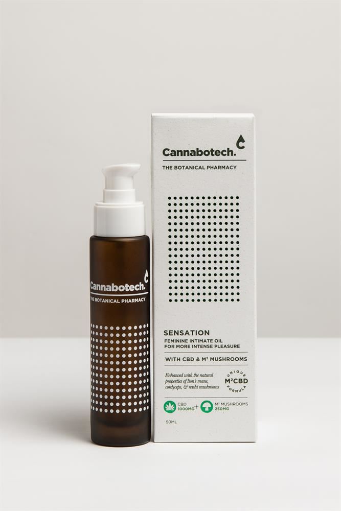 Cannabotech Sensation Mushroom & CBD Feminine Intimate Oil with Eucalyptus 50ml