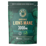 Wiseshrooms Organic Lions Mane 3000mg - 90 Vegan Capsules