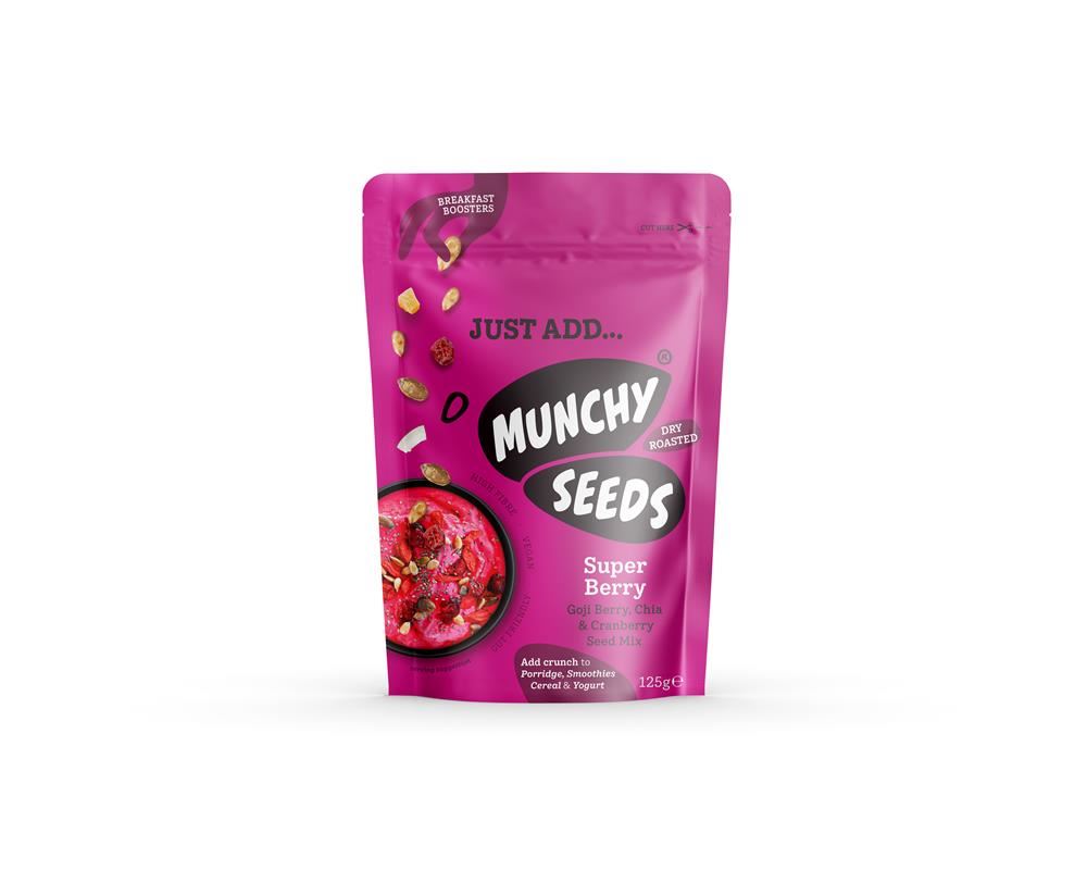 Munchy Seeds Super Berry Breakfast Booster 125g - 6 Pack