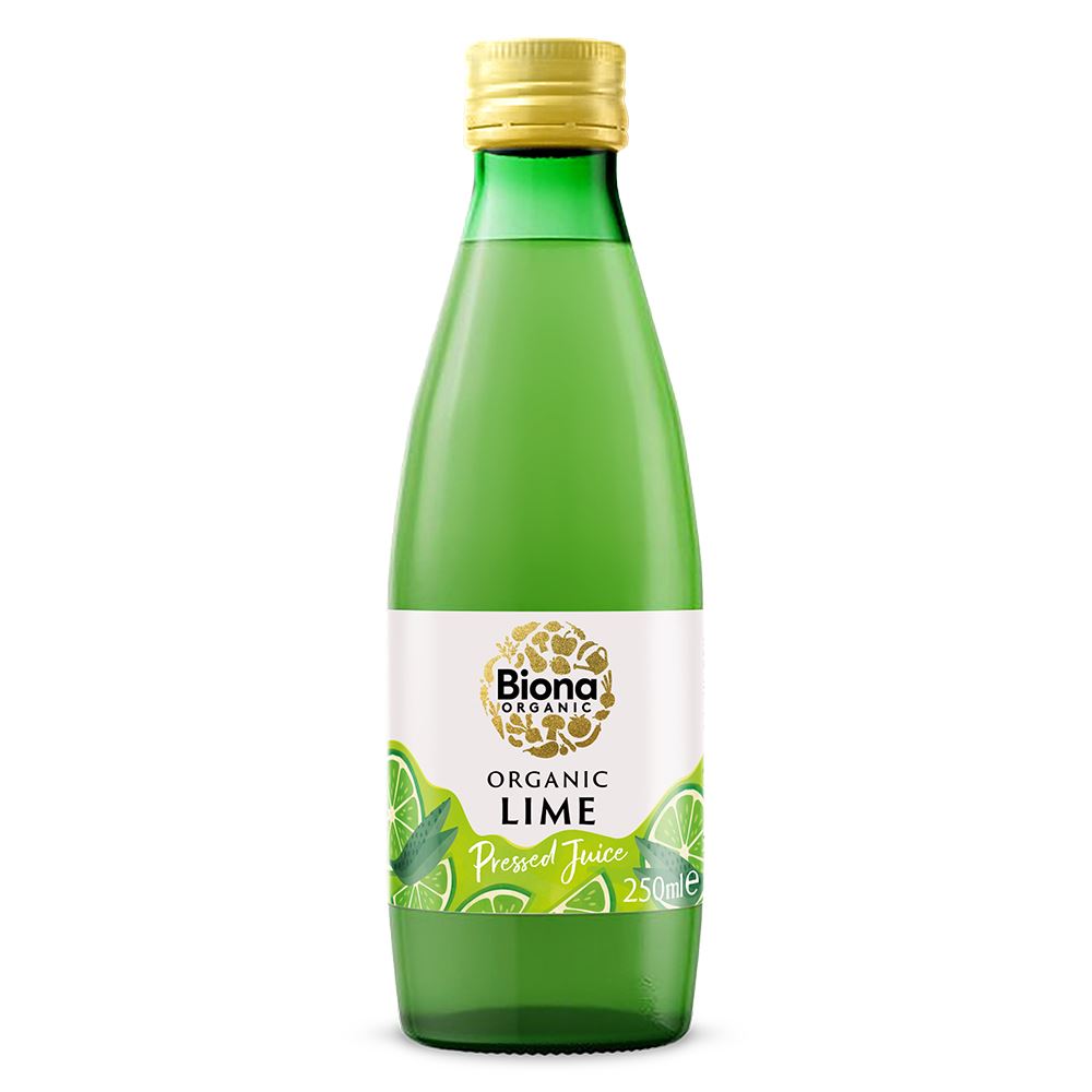 Biona Organic Lime Juice 250ml - 6 Pack