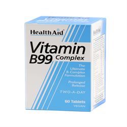 HealthAid Vit B99 Complex Prolonged Release 60 Tablets