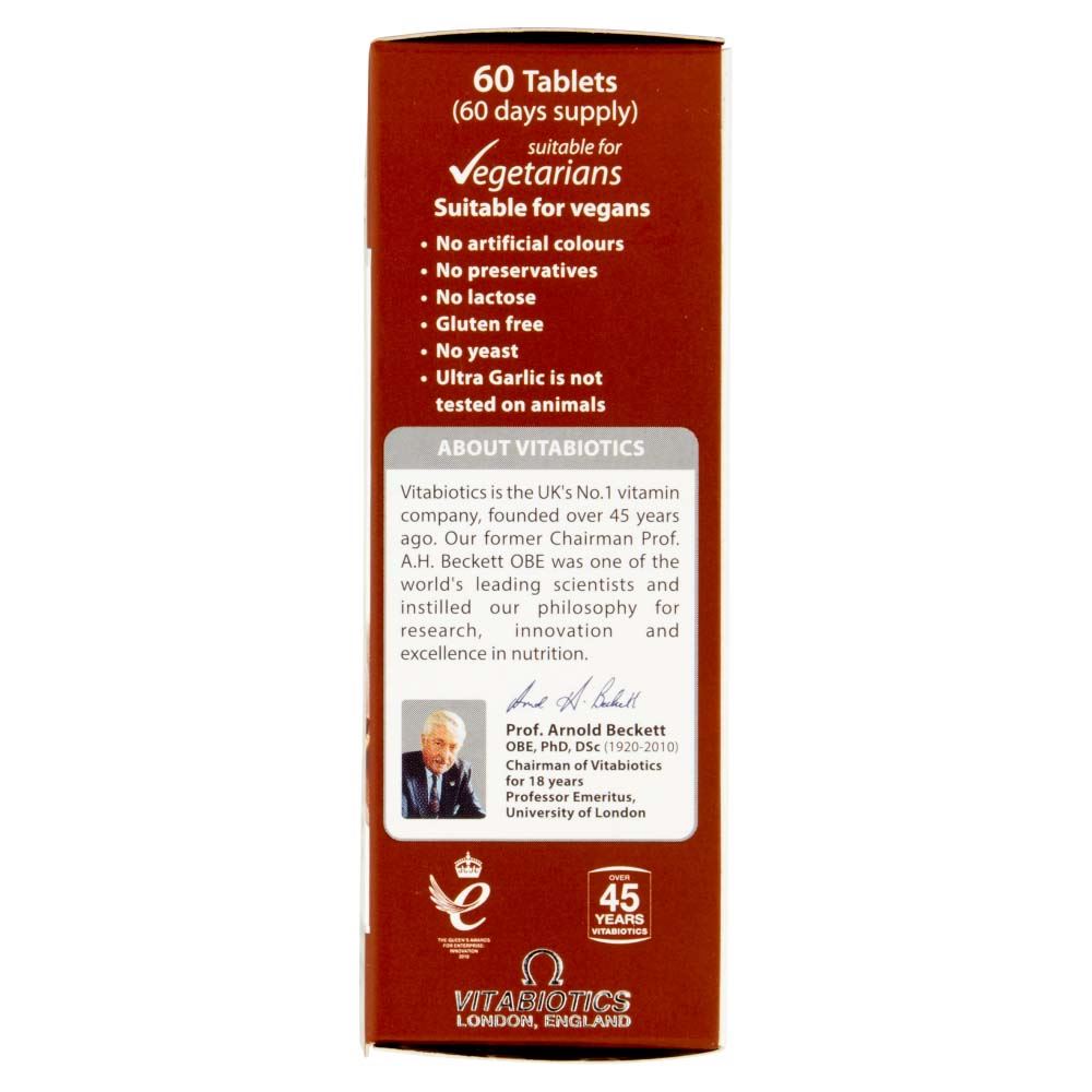 Vitabiotics Ultra Garlic 400mg Super Strength - 60 Tablets