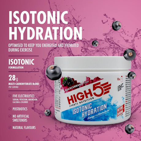 High 5 Isotonic Hydration 300g - Blackcurrant