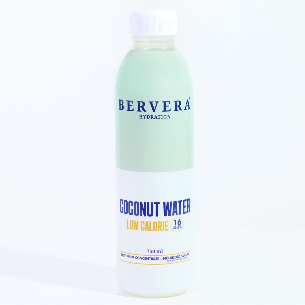 Bervera Pure Coconut Water 750ml - 2 Pack