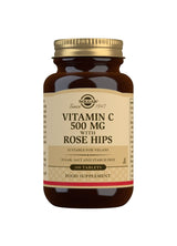 Solgar Vitamin C 500 mg with Rose Hips - 100 Tablets