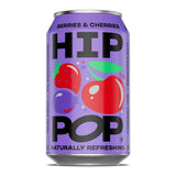 Hip Pop Berries & Cherries Soda 330ml - 4 Pack