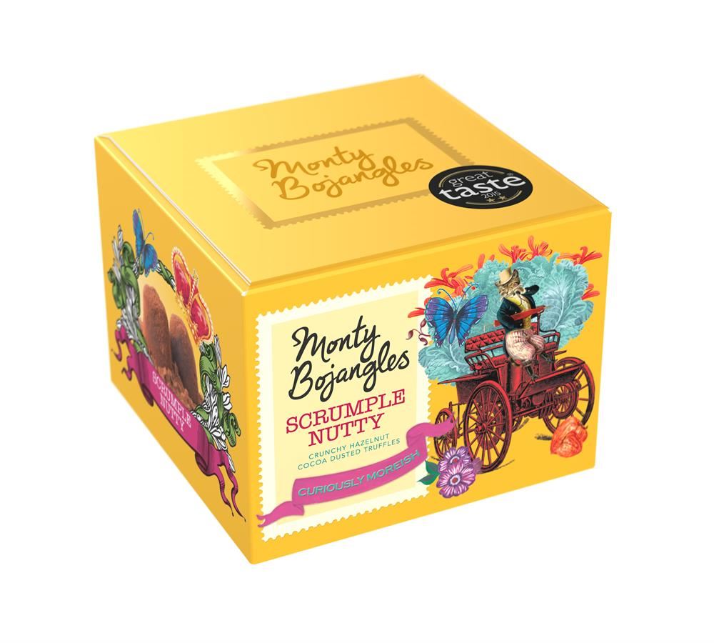 Monty Bojangles Scrumple Nutty Coccoa Dusted Truffles 150g