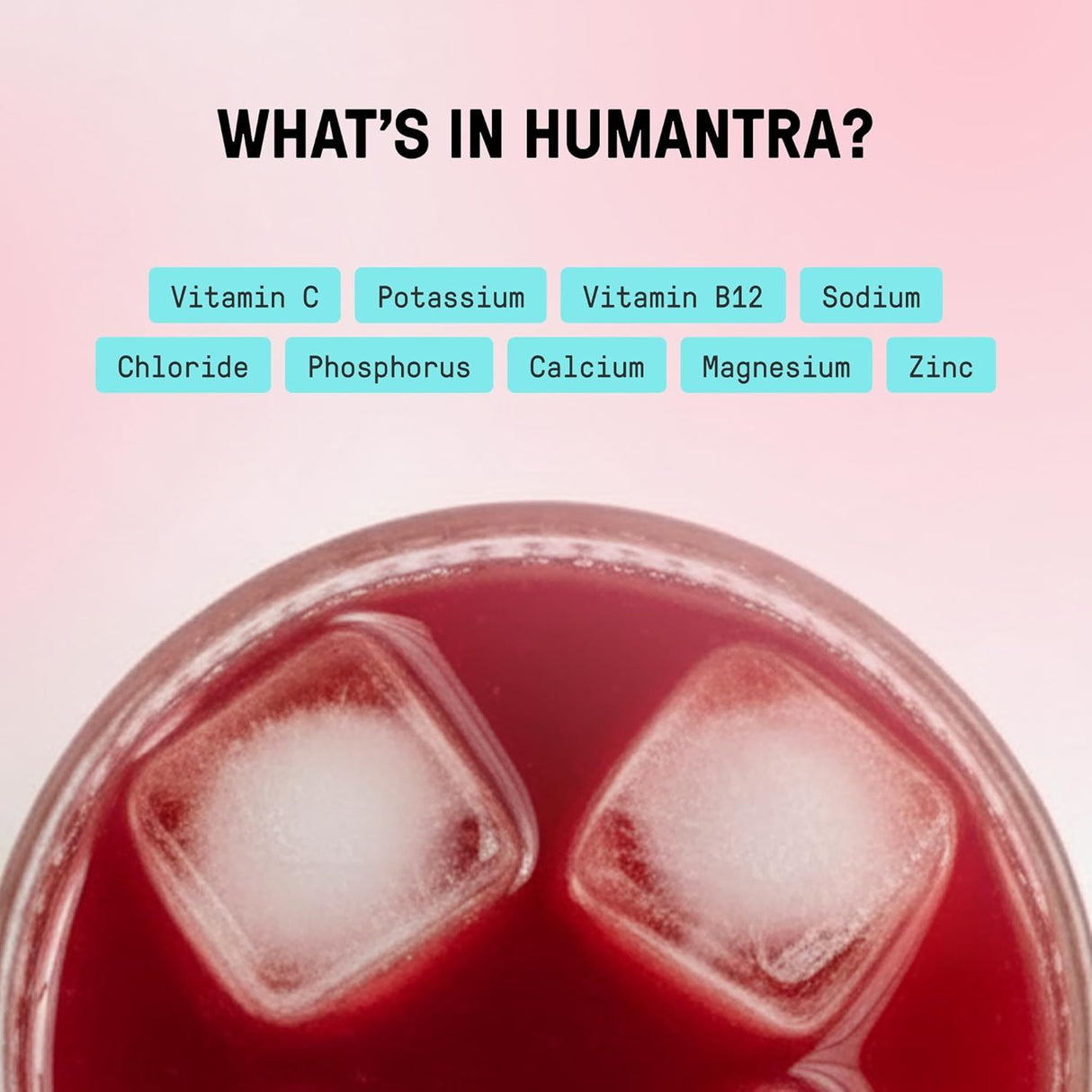Humantra Electrolyte Powder Black Cherry 20 Sachets - Hydration Drink Mix with 6 Electrolytes, Vegan, Sugar Free, Gluten Free