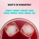 Humantra Electrolyte Powder Black Cherry 20 Sachets - Hydration Drink Mix with 6 Electrolytes, Vegan, Sugar Free, Gluten Free