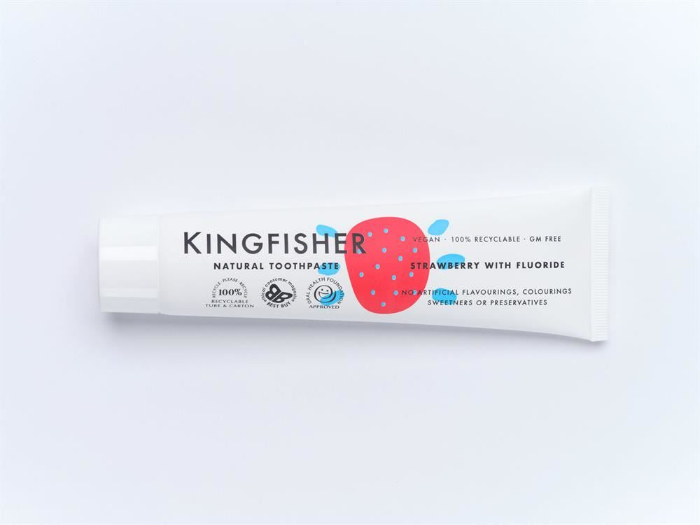 Kingfisher Children's Strawberry Toothpaste with fluoride 100ml