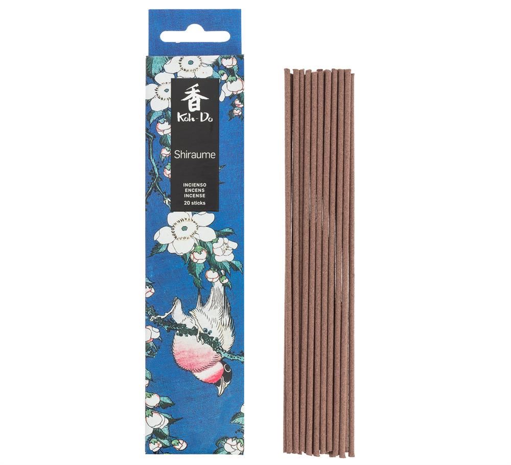 Tierra Zen Koh Do Incense - White Plum 20 Sticks - 12 Pack