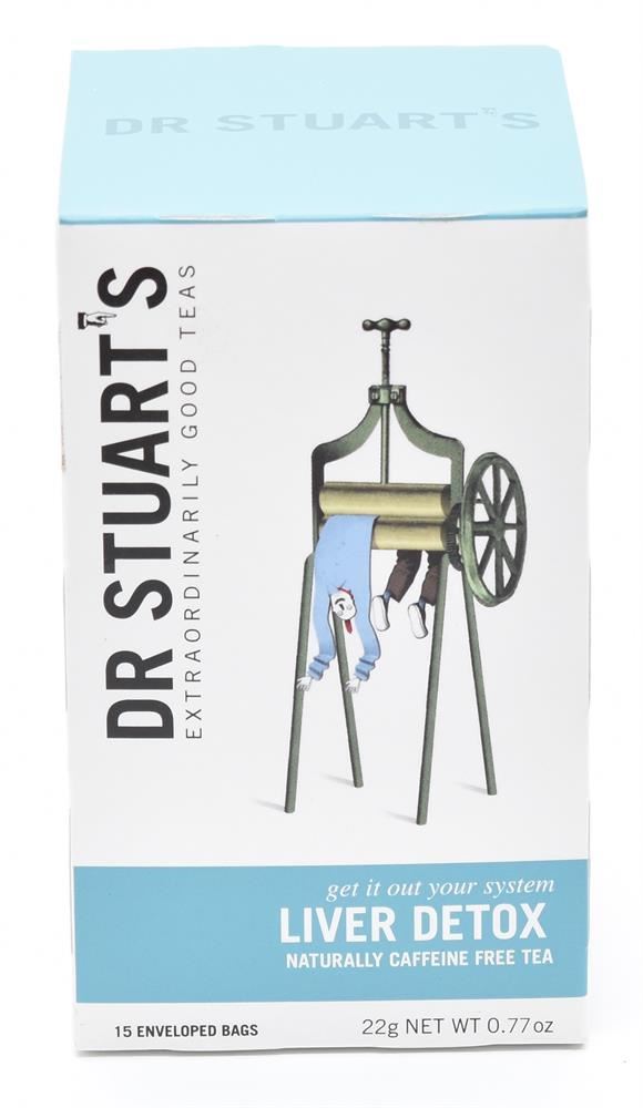 Dr Stuarts Liver Detox Herbal Tea - 15 bags - 4 Pack