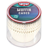 Dr. Oetker White - Muffin Cups Pack Of 75 x 12