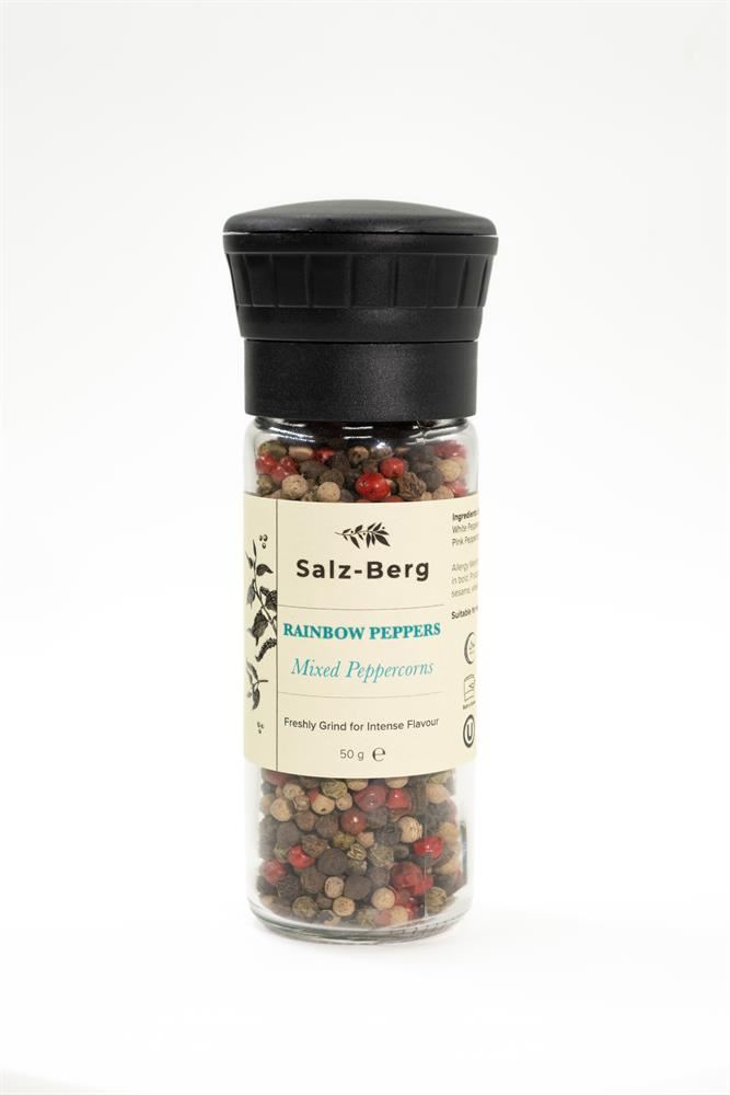 Salz Berg Rainbow Peppers Grinder 5 Mixed Peppercorns 50g