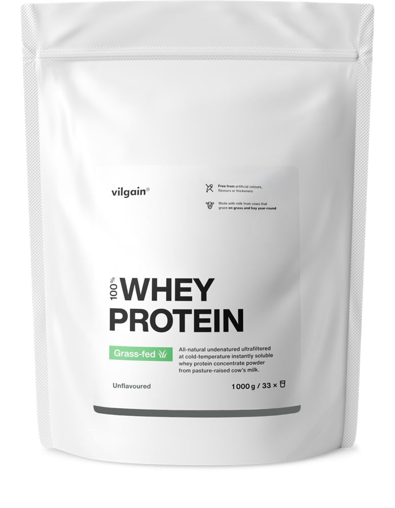 Vilgain Grass-Fed Whey Protein unflavoured 1000g