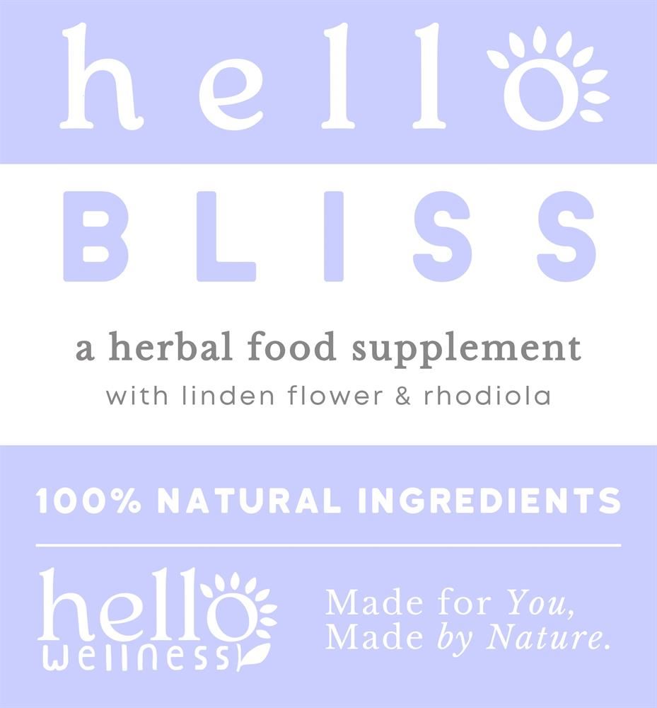 Hello Wellness Hello?Bliss mood support 400mg 30 caps