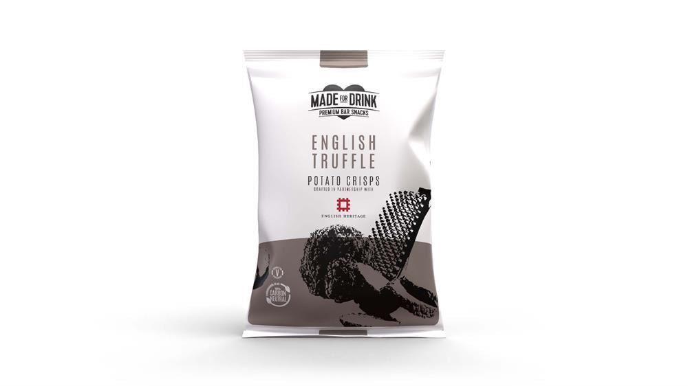Made For Drink English Heritage Truffle Crisps 150g - 12 Pack