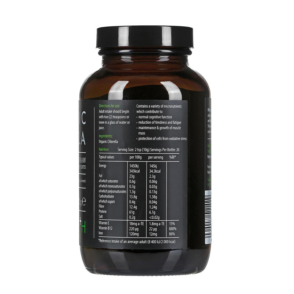 Kiki Health Organic Premium Chlorella Powder - 200g