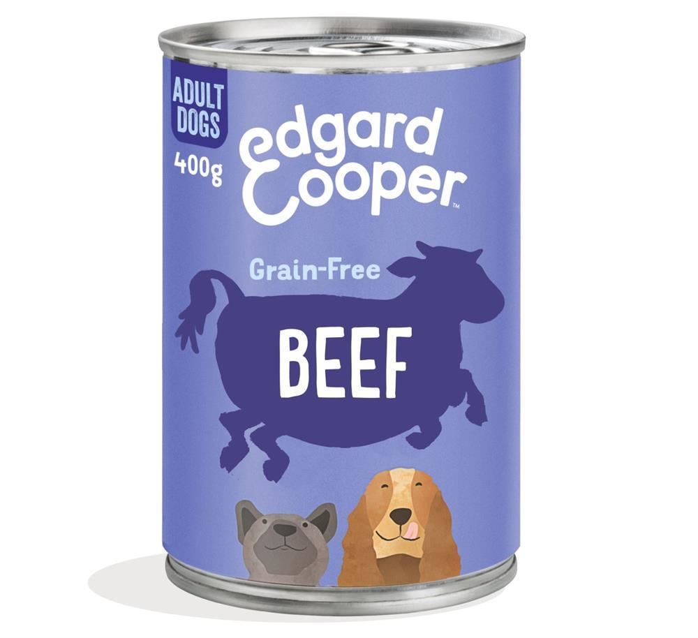 Edgard and Cooper Wet Dog Food Beef with Beetroot Broccoli & Pear 400g - 6 Pack
