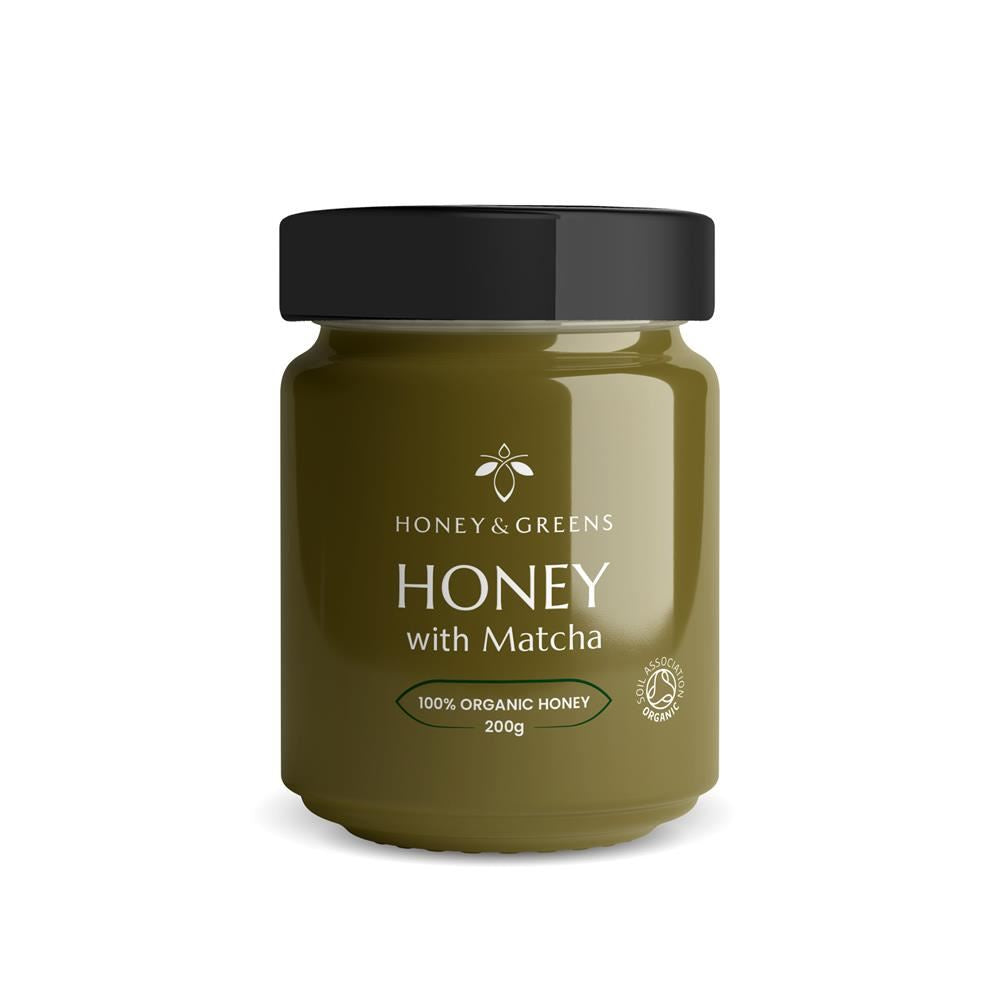 Honey and Greens  Organic Honey with Organic Matcha 200g