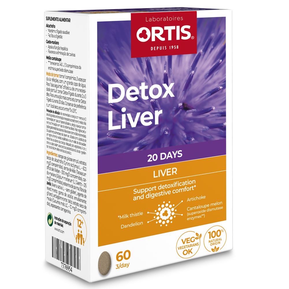 Ortis Detox Liver 60 tabs