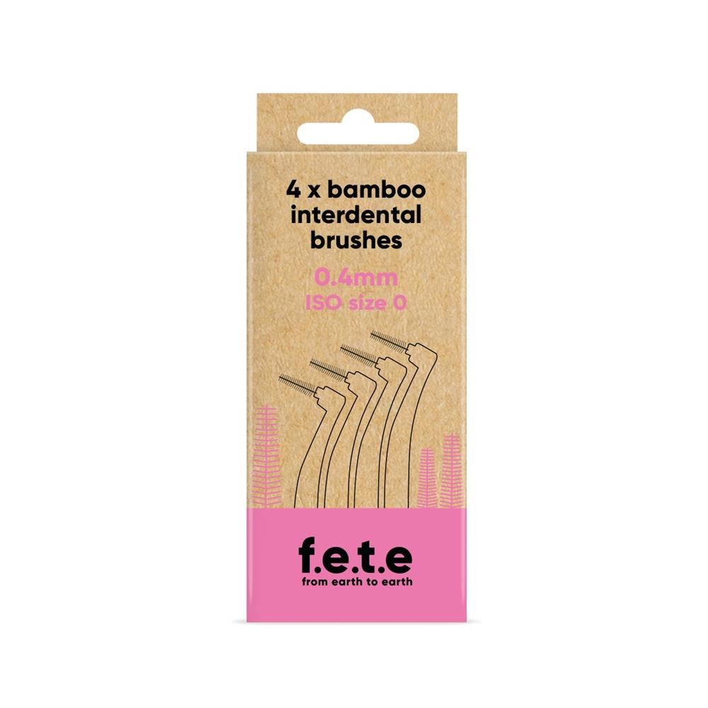 From Earth to Earth FETE Interdental Brushes ISO Size 0 0.4mm