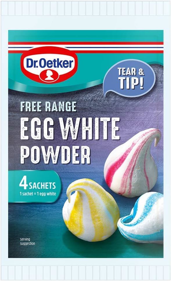 Dr. Oetker Free Range Egg White Powder Sachets 4 x 5g - Pack of 7