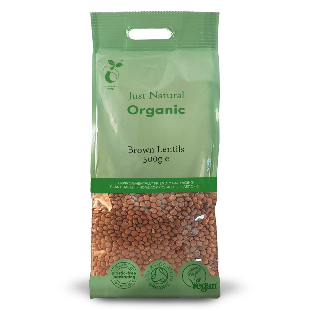 Just Natural Organic Organic Brown Lentils 500g
