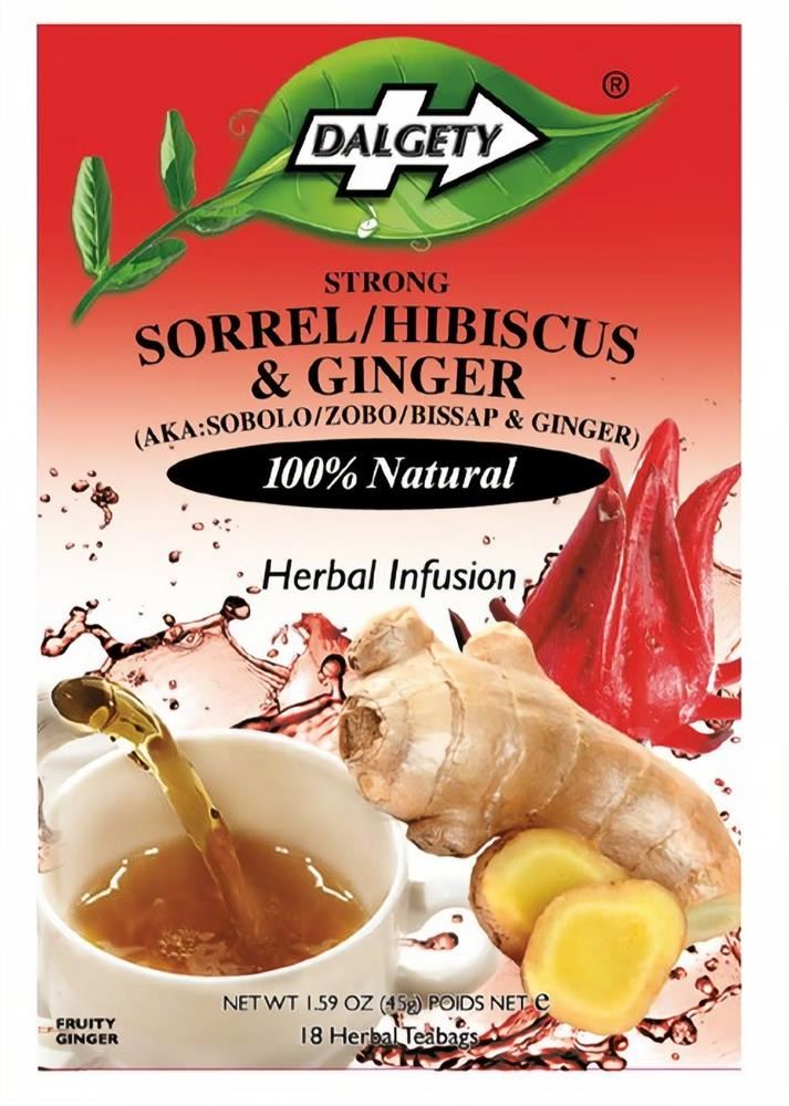 Dalgety Teas Sorrel & Ginger 18 Teabags - 6 Pack