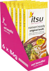 Itsu Ramen Ready Noodles Original Broth 86g Pack of 6