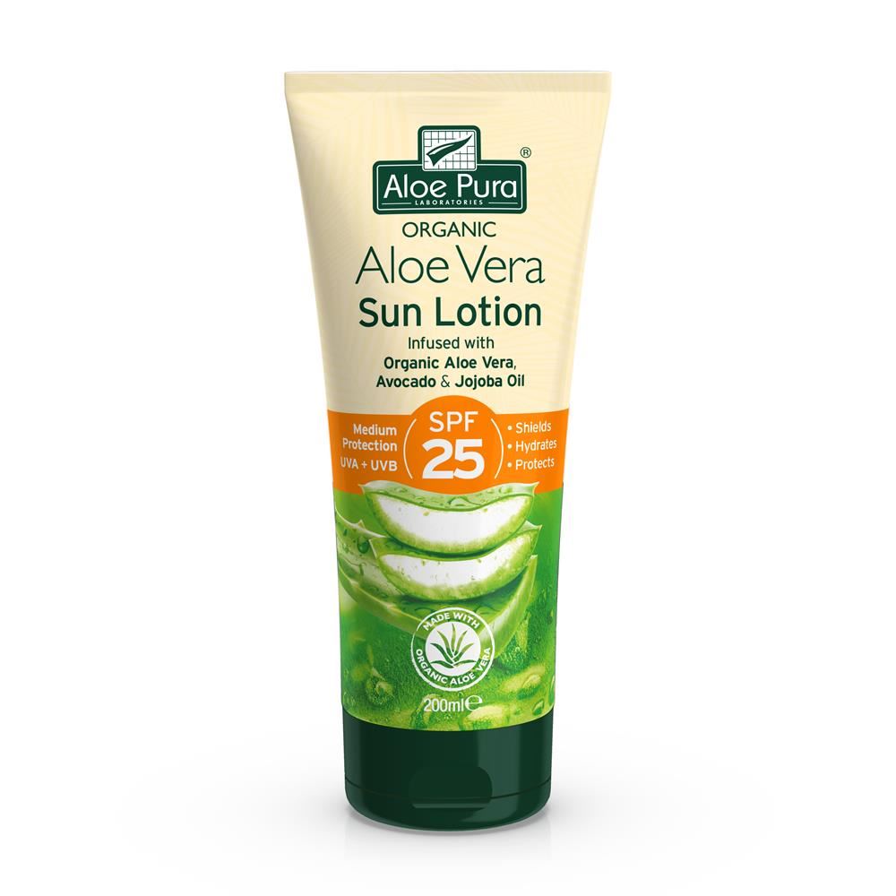 Aloe Pura Aloe Vera Sun Lotion SPF25 200ml
