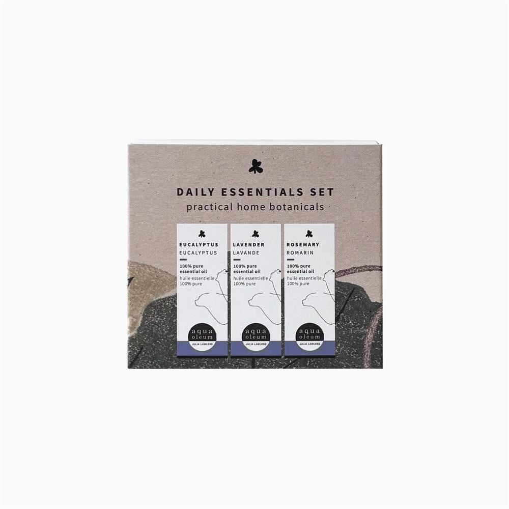 Aqua Oleum Daily Essentials Trio Essential Oil Set 3x10ml